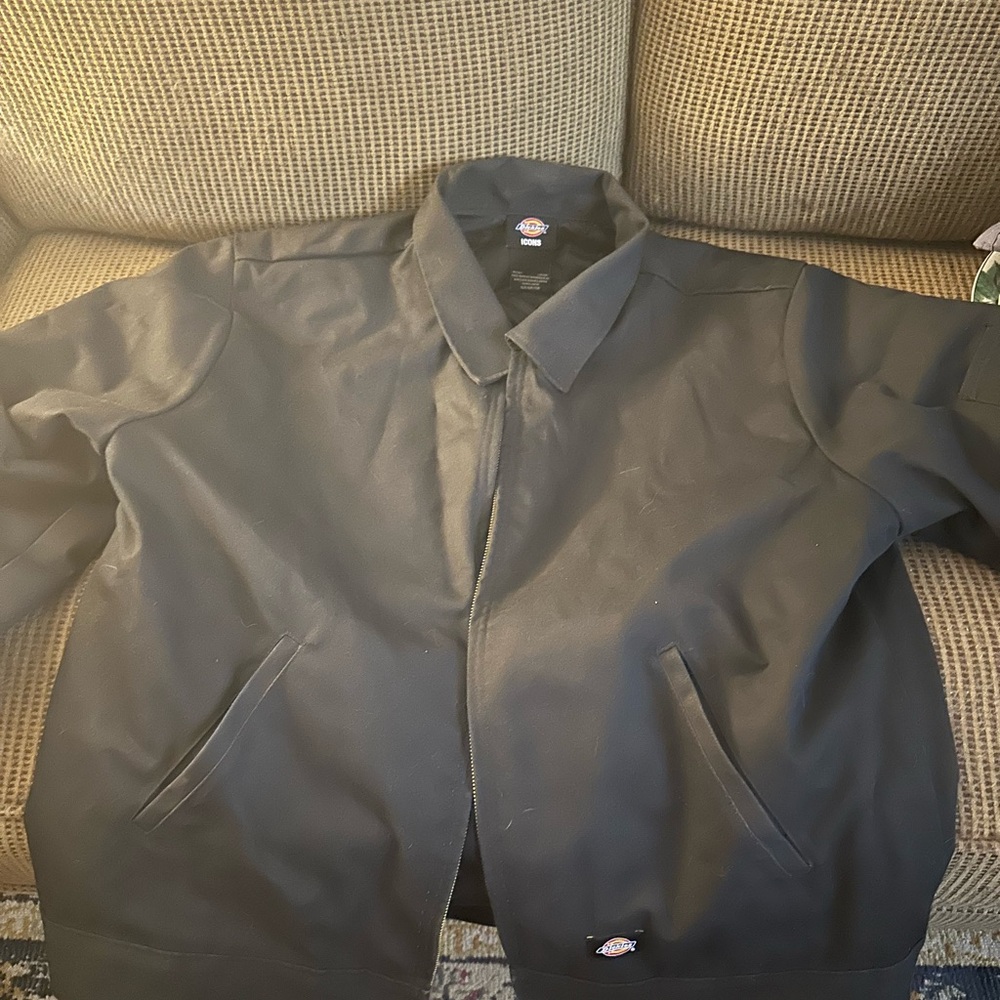 Dickies Men's Black Collared Work Jacket